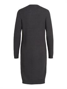 VIRIL LONG L/S KNIT CARDIGAN - NOOS dark grey melange
