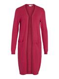 VIRIL LONG L/S KNIT CARDIGAN - NOOS dunkelrosa1