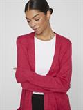 VIRIL LONG L/S KNIT CARDIGAN - NOOS dunkelrosa1