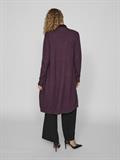 VIRIL LONG L/S KNIT CARDIGAN - NOOS dunkelrosa2