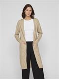 VIRIL LONG L/S KNIT CARDIGAN - NOOS natural melange