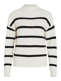 VIRIL MOCKNECK L/S KNIT RIB TOP - NOOS white alyssum 3