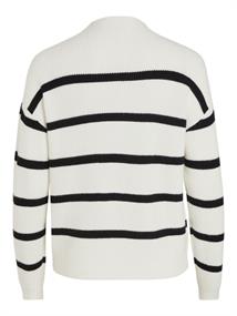 VIRIL MOCKNECK L/S KNIT RIB TOP - NOOS white alyssum 3