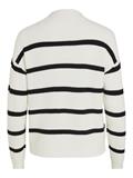 VIRIL MOCKNECK L/S KNIT RIB TOP - NOOS white alyssum