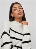 VIRIL MOCKNECK L/S KNIT RIB TOP - NOOS white alyssum