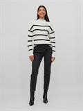 VIRIL MOCKNECK L/S KNIT RIB TOP - NOOS white alyssum