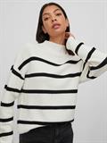 VIRIL MOCKNECK L/S KNIT RIB TOP - NOOS white alyssum