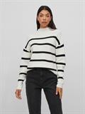 VIRIL MOCKNECK L/S KNIT RIB TOP - NOOS white alyssum