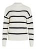 VIRIL MOCKNECK L/S KNIT RIB TOP - NOOS white alyssum