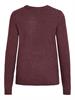 VIRIL O-NECK L/S KNIT TOP-FAV winetasting