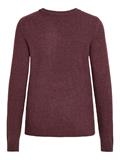 VIRIL O-NECK L/S KNIT TOP-FAV winetasting