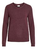 VIRIL O-NECK L/S KNIT TOP-FAV winetasting