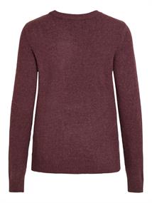 VIRIL O-NECK L/S KNIT TOP-FAV winetasting