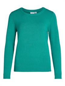 VIRIL O-NECK L/S KNIT TOP - NOOS alhambra