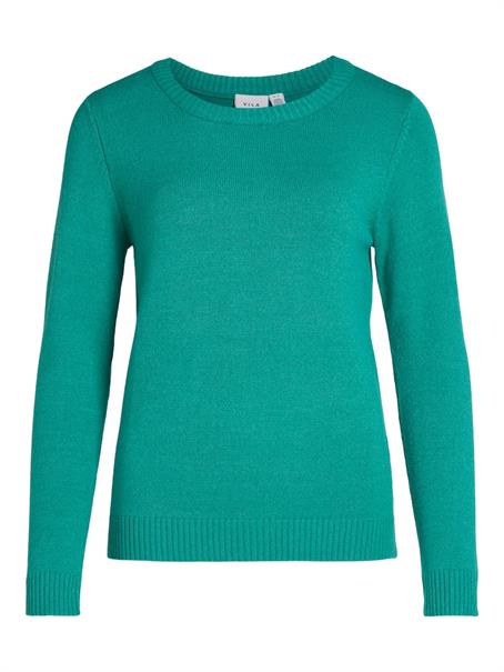 VIRIL O-NECK L/S KNIT TOP - NOOS alhambra