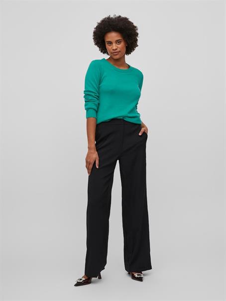 VIRIL O-NECK L/S KNIT TOP - NOOS alhambra