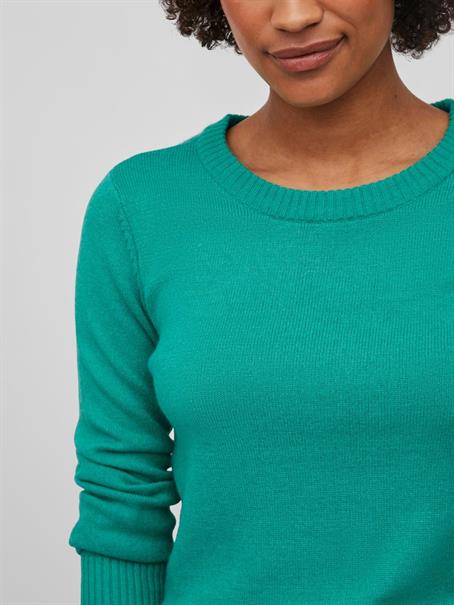 VIRIL O-NECK L/S KNIT TOP - NOOS alhambra