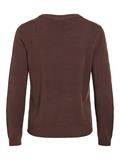 VIRIL O-NECK L/S KNIT TOP - NOOS coffee bean