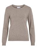 VIRIL O-NECK L/S KNIT TOP - NOOS falcon