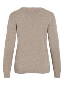 VIRIL O-NECK L/S KNIT TOP - NOOS falcon