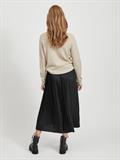 VIRIL O-NECK L/S KNIT TOP - NOOS hellbraun1