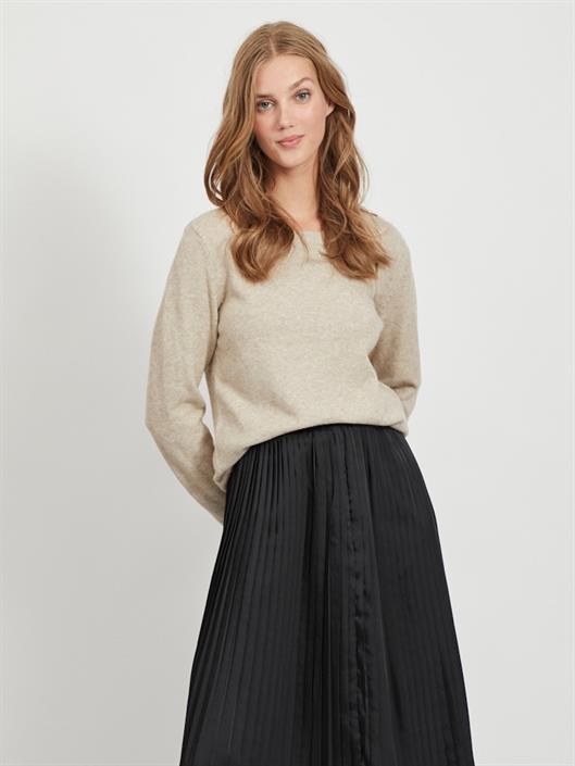 viril-o-neck-l-s-knit-top-noos-hellbraun1