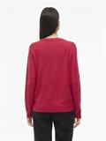 VIRIL O-NECK L/S KNIT TOP - NOOS jester red