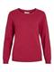 VIRIL O-NECK L/S KNIT TOP - NOOS jester red