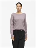 VIRIL O-NECK L/S KNIT TOP - NOOS toadstool