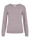 VIRIL O-NECK L/S KNIT TOP - NOOS toadstool