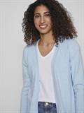VIRIL OPEN L/S KNIT CARDIGAN - NOOS blau2