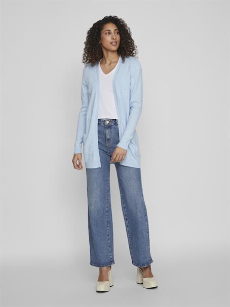 VIRIL OPEN L/S KNIT CARDIGAN - NOOS blau2