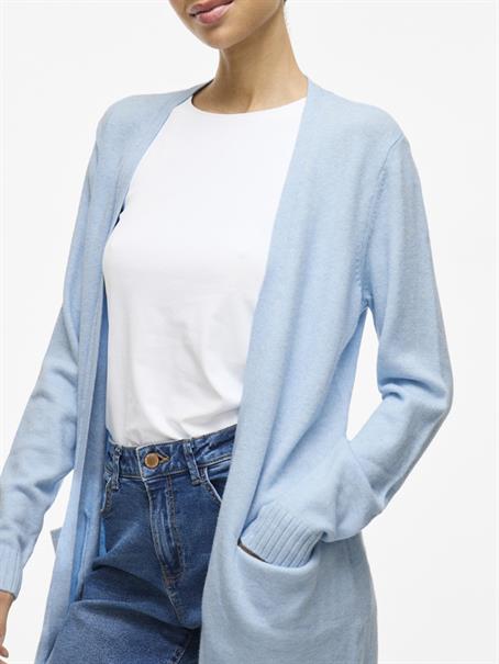 VIRIL OPEN L/S KNIT CARDIGAN - NOOS blau2