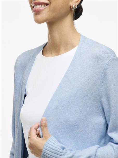 VIRIL OPEN L/S KNIT CARDIGAN - NOOS blau2