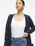 VIRIL OPEN L/S KNIT CARDIGAN - NOOS blau4