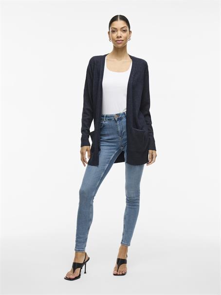 VIRIL OPEN L/S KNIT CARDIGAN - NOOS blau4