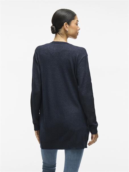 VIRIL OPEN L/S KNIT CARDIGAN - NOOS blau4
