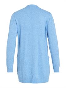 VIRIL OPEN L/S KNIT CARDIGAN - NOOS blissful blue