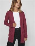 VIRIL OPEN L/S KNIT CARDIGAN - NOOS dunkellila1
