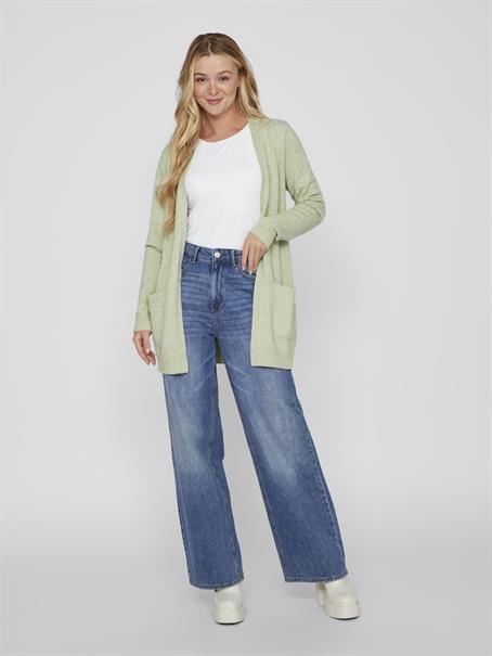 VIRIL OPEN L/S KNIT CARDIGAN - NOOS grün3
