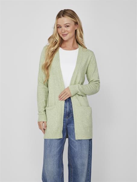 VIRIL OPEN L/S KNIT CARDIGAN - NOOS grün3