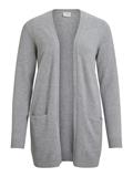 VIRIL OPEN L/S KNIT CARDIGAN - NOOS hellgrau2
