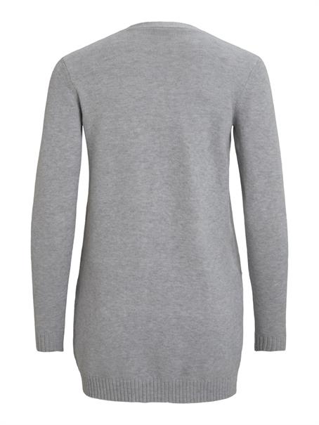 VIRIL OPEN L/S KNIT CARDIGAN - NOOS hellgrau2