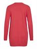 VIRIL OPEN L/S KNIT CARDIGAN - NOOS hibiscus