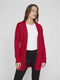 VIRIL OPEN L/S KNIT CARDIGAN - NOOS jester red