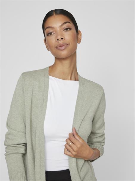 VIRIL OPEN L/S KNIT CARDIGAN - NOOS oil green