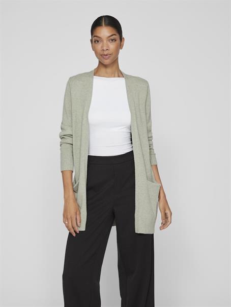 VIRIL OPEN L/S KNIT CARDIGAN - NOOS oil green