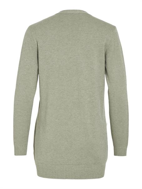 VIRIL OPEN L/S KNIT CARDIGAN - NOOS oil green