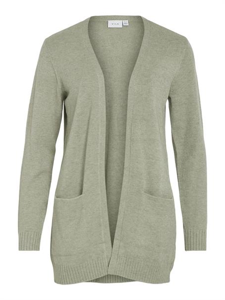 VIRIL OPEN L/S KNIT CARDIGAN - NOOS oil green
