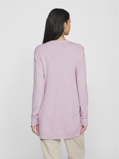 VIRIL OPEN L/S KNIT CARDIGAN - NOOS winsome orchid
